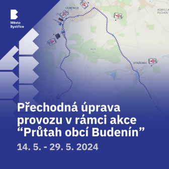 DOPRAVA | Stanovení přechodné úpravy provozu v souvislosti s uzavírkou silnice III/1115 v obci Budenín