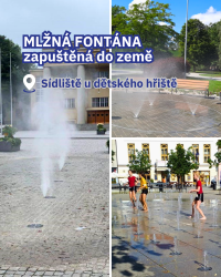 mlžná fontana