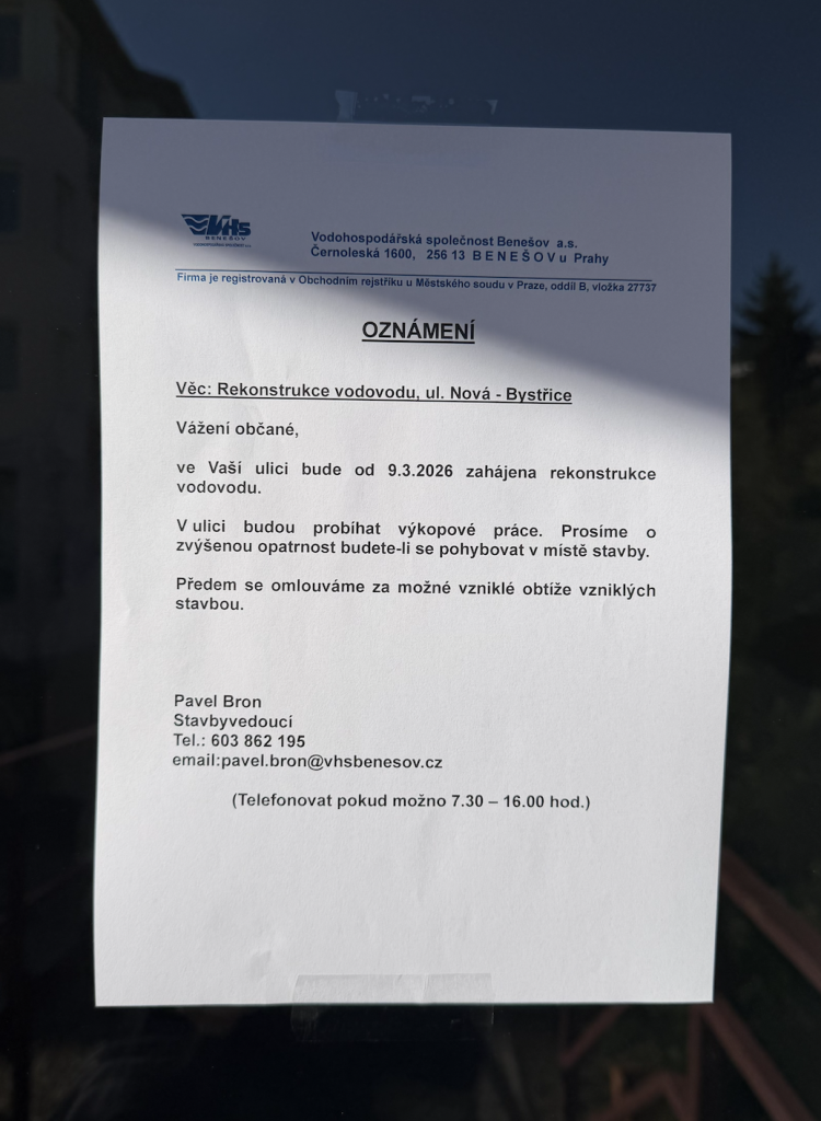 Oznámení