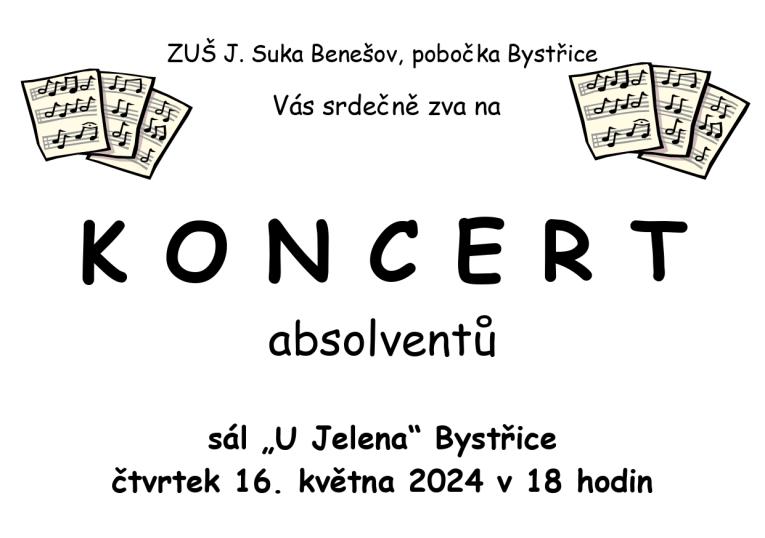 KONCERT ABSOLBENTŮ