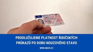 Jak je to s neplatnými řidičskými průkazy v nouzovém stavu? 1