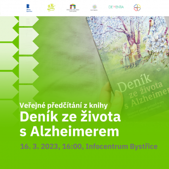 MĚSÍC KNIHY | Čtení Deníku ze života s Alzheimerem | 16. 3. 2023 od 16 hodin