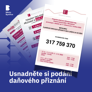 DANĚ | Finanční správa vyjíždí do obcí – podání přiznání bude jednodušší